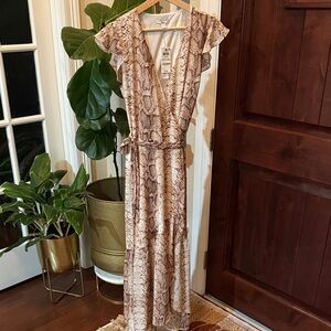 Bar III Python Dress NWT